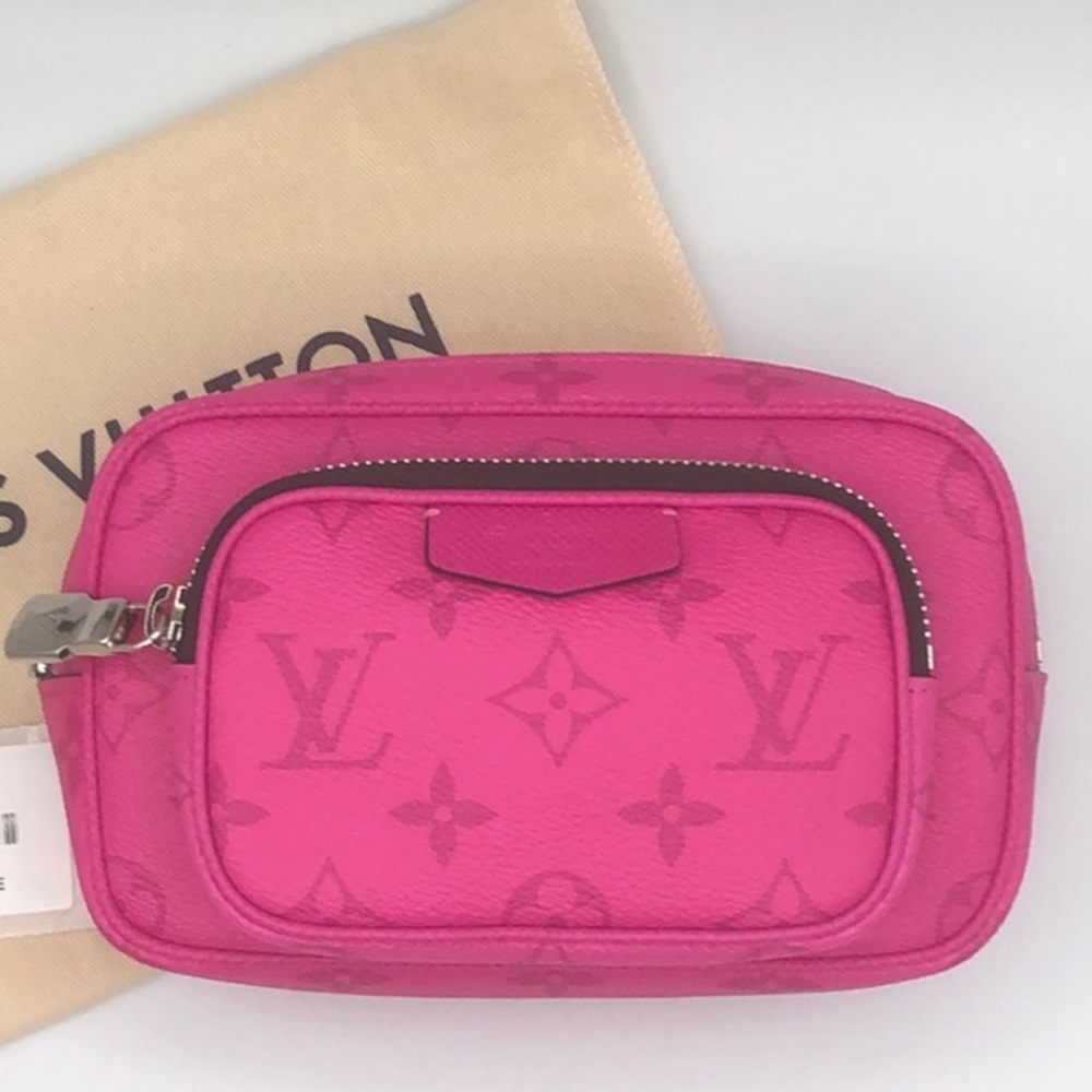 Louis Vuitton Pink Monogram Canvas Crossbody Pouch